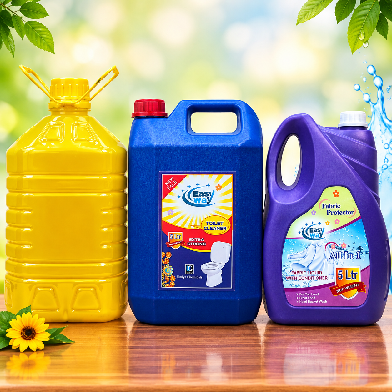 Dishwash, Toilet Cleaner, liquide Detergent